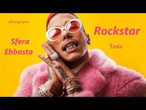 √ Popstar (Testo) di Sfera Ebbasta tratto da Rockstar (Popstar 